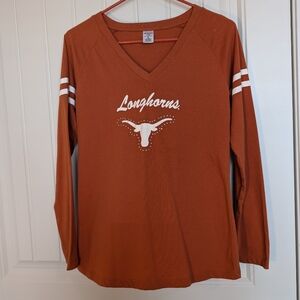 Sideline Apparel UT University of Texas Longhorns Long Sleeve T-shirt size M